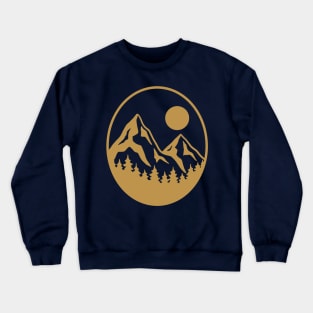 Framed Nature - Golden Version Crewneck Sweatshirt